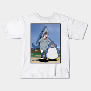 Ebisu-Shark and Ciyo-Penguin Kids T-Shirt